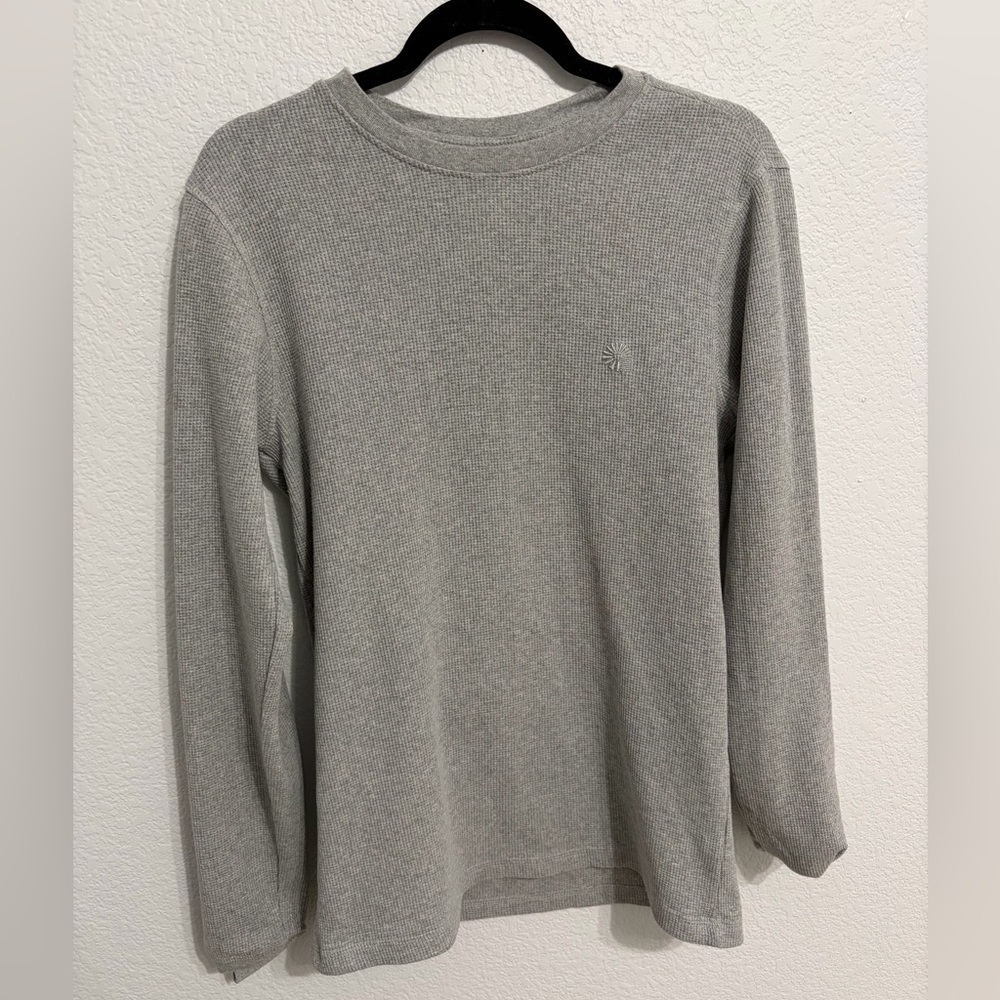 Akademiks Light Gray Waffle Knit Top